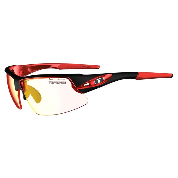Tifosi Tifosi Crit Sunglasses Black/Red Frame With Limited Edition Clarion Fototec Light Reactive Lens