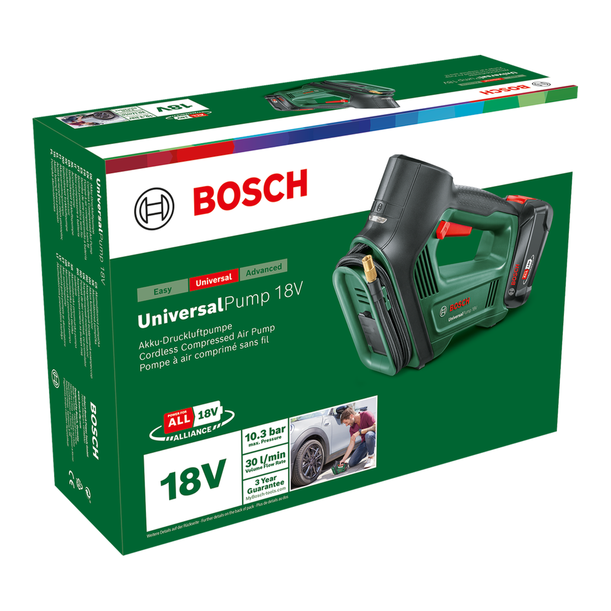 Bosch 18v tyre inflator sale