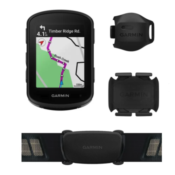 Garmin Edge 540 Bundle GPS Computer EU | Includes HRM Strap - Speed Sensor - Cadence Sensor - Out Front Mount