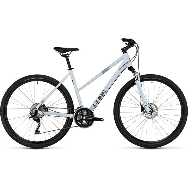 Cube Nature Pro Step Through Hybrid Frostwhite/Grey