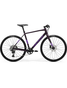 Merida Merida Speeder 400D Lightweight City Fitness Bike with Single 1x Front Chainring Purple MY24