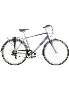 Raleigh Raleigh Pioneer Crossbar Frame Tour City Bike Blue/Grey