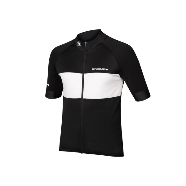 Endura FS260-Pro S/S Shortsleeve Jersey II Black/White Relaxed Fit