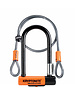 Kryptonite Kryptonite Evolution Mini 7 U-Lock with 4 Foot Cable and Flexframe Bracket Sold Secure Gold