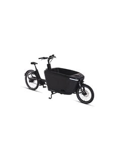 Tenways Tenways Cargo One Electric Front Load Cargo Bike With Belt Drive System Black | One-Size