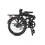 TERN Link D7i Folding Bike Black Shale/Grey Red | Includes Mudguards, Carrier and Kickstand