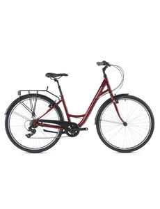 Ridgeback Ridgeback Avenida 1 X 6 Speed Lds Open Frame City Bike Red