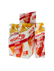 High 5 High 5 Energy Gel Caffeine 30mg (Box of 20 x 40g Sachets)