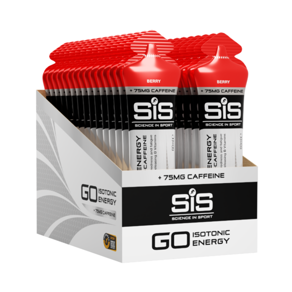 SIS Energy Gel Sis Go Plus With Extra Caffeine  (Box Of 30 X 60Ml)