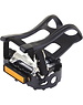 M Part M:Part Essential Alloy Pedals With Toe Clips & Straps 9/16" Standard