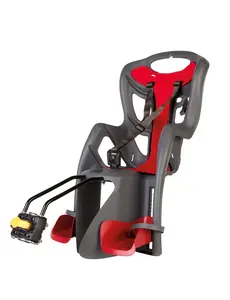 Belelli Bellelli Peper Frame Mounted Rear Child Seat Grey/Red