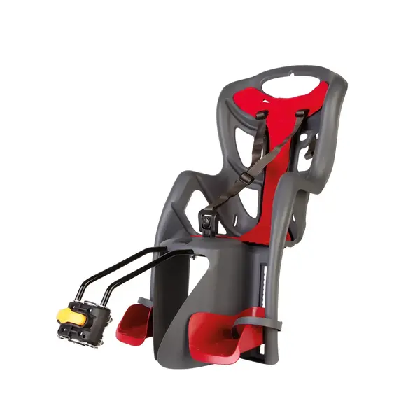 Belelli Bellelli Peper Frame Mounted Rear Child Seat Grey/Red