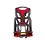 Belelli Bellelli Peper Frame Mounted Rear Child Seat Grey/Red