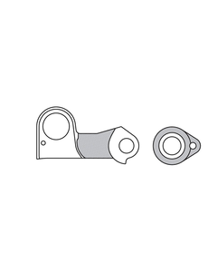  Derailleur Dropout Hanger Union Gh-175 (With Axle Cap)