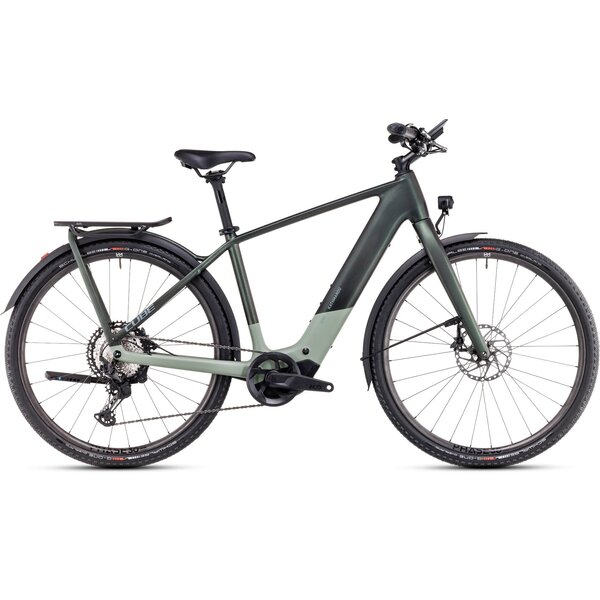 Cube Kathmandu Hybrid C:62 SLT 400X Carbon Electric Bike Origano Green