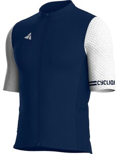 Cyclique Cyclique Epiq Mens Short Sleeve Jersey Royal Blue and White