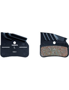 Shimano Shimano N04C Disc Pads with Spring (Alloy Backed, Cooling Fins, Metal Sintered)