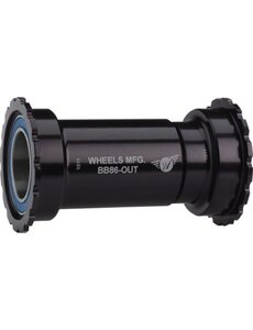  Bottom Bracket BB86/92 Black Oxide ABEC-3 Bearings, For Shimano (30mm Crank)