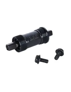 Kinex Oxford Square Taper Bottom Bracket for 68mm Shell with Steel Cups, 127.5mm Spindle