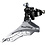 Shimano Shimano Tourney FD-TY300 6/7-Speed Triple Front Derailleur, Down Pull, 28.6mm, for 42T