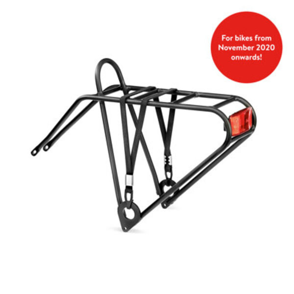 Woom The Woom Pickup Rack is a lightweight, durable rear carrier designed for Woom bikes. Ideal for carrying items with built-in elastic straps for secure transport.