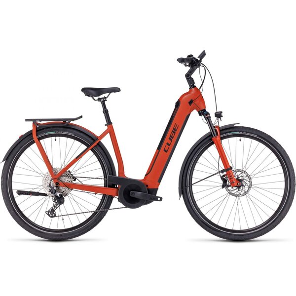 Cube Kathmandu Hybrid Exc 750 Red/ Black EE Small