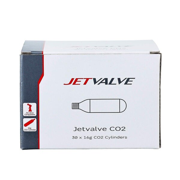Jetvalve CO2 Refill 16g Threaded (Box Of 30)
