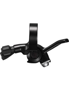 Shimano Shimano Dropper Post Remote Lever, SLMT500-L, 22.2 mm Band Clamp, LH, Black
