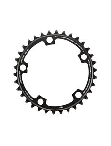  SRAM CHAIN RING ROAD RED22/FORCE22/RIVAL22 X-GLIDE R 34T YAW 11 SPEED S2 110 ALUM 3MM BLAST BLACK (50-34): BLACK 11SPD 34T