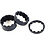 M Part M:Part Headset Spacers Splined Alloy 1-1/8 inch 10 mm Black Box of 30 *WORKSHOP*