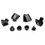Absolute Black Crank Bolt Covers for Dura-Ace 9100 & Ultegra 8000