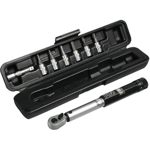 Pro Pro Tool Torque Wrench with 3/4/5/6mm Allen and T25/T30 Bits