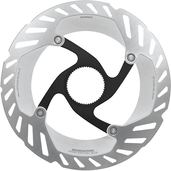 Shimano RT-CL800 Ice Tech FREEZA rotor with internal lockring, 160 mm