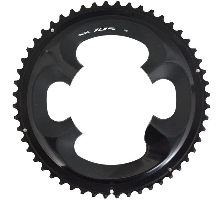 FC-R7000 50×34T 165mm Shimano FC-R7000 50T-MS Chainring for 50-34T - Black - 360 Cycles