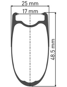 DT Swiss DT Swiss ARC 1100 DICUT Road Wheel Carbon Clincher 48 X 17 mm Rim Rear