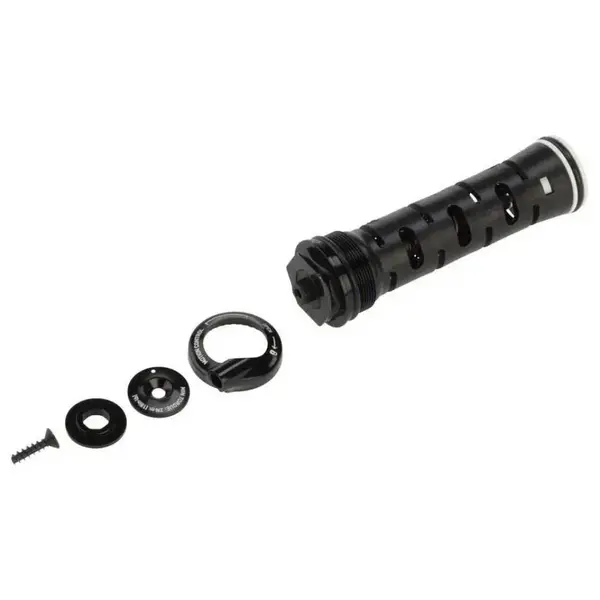ROCKSHOX SPARE - FRONT SUSPENSION INTERNALS RIGHT COMPRESSION DAMPER MOTIONCONTROL, ONELOC REMOTE COMPATIBLEINCLUDES REMOTE SPOOL AND CABLE CLAMP) - REBA RL A7 80-10 0MM/120MM (2018+): BLACK