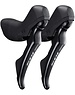 Shimano ST-R7000 105 double mechanical 11-speed STI levers, pair, black Black Pair