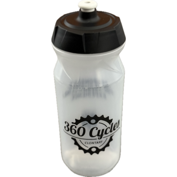 Zefal 360 Cycles Sense Grip Water Bottle Clear/Black