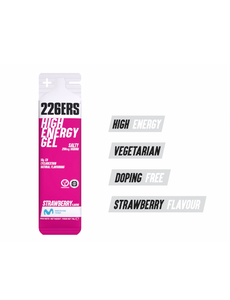 226ers 226ERS High Energy Gel 76g Box of 24 Strawberry single