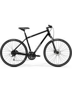 Merida Crossway 100 Front Suspension City Bike Black / Silver