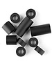 M Part M5 alloy mudguard spacers, 20mm x 2, 10mm x 2, 5mm x 6, black