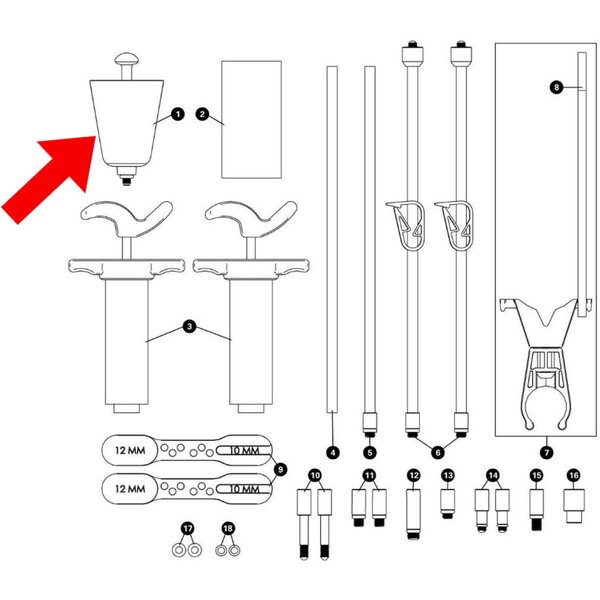 Park Tool SPRE Park 2583A Bleed Funnel