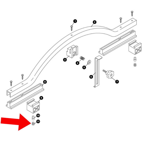 Park Tool SPRE Park Sliding Block Set Screw WAG-4