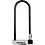 Kryptonite Kryptolok Long Shackle U-Lock With With Flexframe Bracket Sold Secure Gold Black / Silver Long Shackle