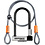 Kryptonite Kryptolok Mini U-Lock With 4 Foot Flex and Flexframe Bracket Sold Secure Gold