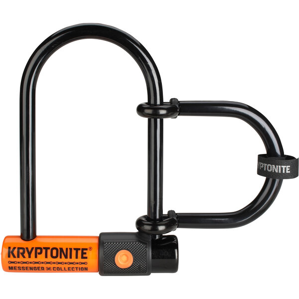 Kryptonite Messenger Mini + U-Lock With Extender Sold Secure Silver