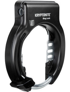 Kryptonite Kryptonite Ring Lock With Plug In Capability - Non Retractable Sold Secure Silver