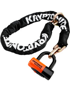Kryptonite Kryptonite New York Cinch (12 mm/ 130 Cm) - With Ev Series 4 Disc Lock Sold Secure Gold