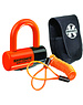Kryptonite Kryptonite Evolution Disc Lock - Premium Pack - Orange With Pouch and Reminder Cable