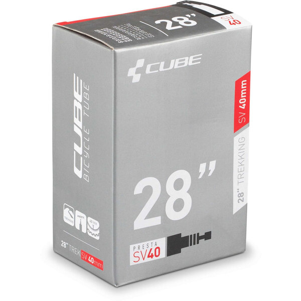 Cube Inner Tube 28" Hybrid Bike Presta Valve SV 40mm 700 x 28 - 47c